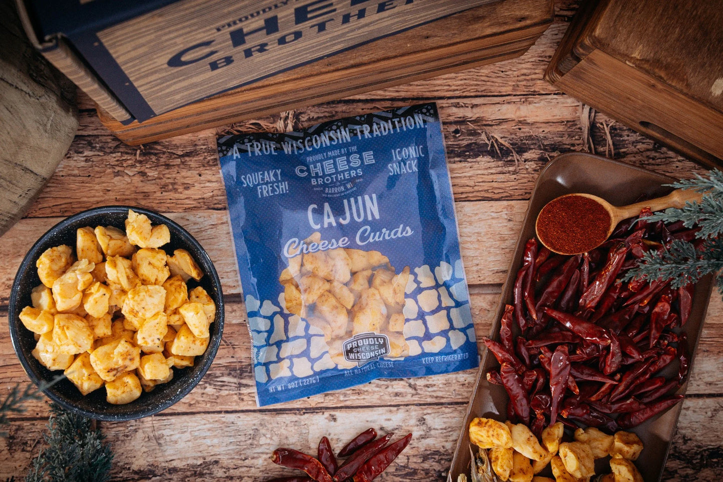 WISCONSIN CHEESE CURDS SAMPLER - Pack of 9