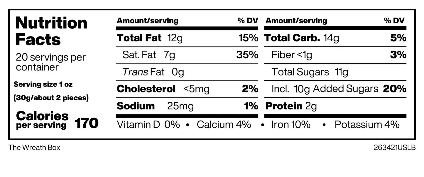 The Chocolate Wreath Box