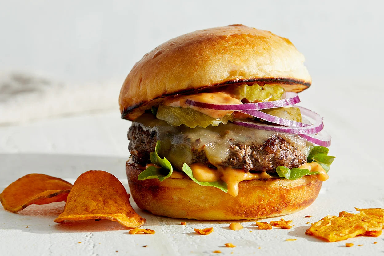 Organic 100% Spelt Sourdough Burger Buns - Pack of 8