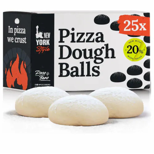 NY Style Pizza Dough Balls – 25 x 10 oz Frozen Pizza Dough Balls