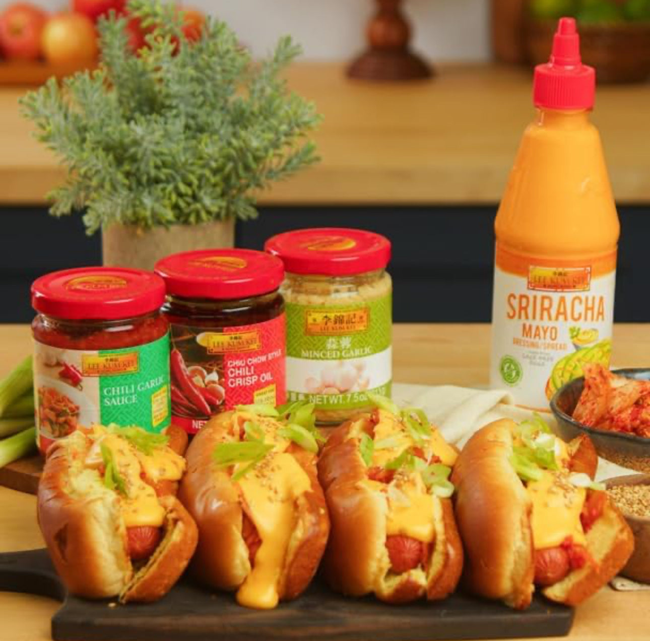 Lee Kum Kee Sriracha Mayo, Made With Cage Free Eggs,, 15 oz - Pack of 6