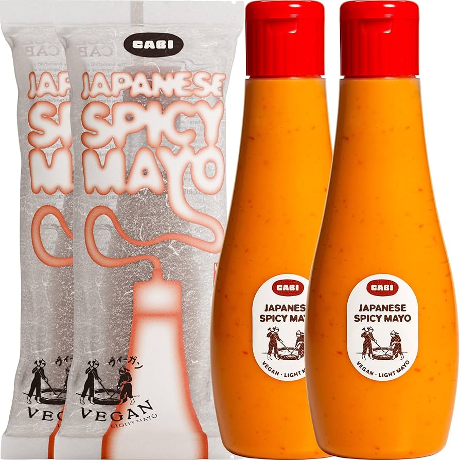 Vegan Spicy Mayo – Plant Based, Umami Rich Japanese Spicy Mayo with Creamy Texture, 8.1 oz