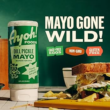 Ayoh Foods, Mayo Gone Wild, Made by Molly Baz - Variety Pack, 12 oz Bottles - Pack of 3