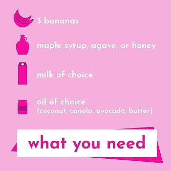 GoNanas Banana Bread Mix Variety Pack - Vegan, Gluten Free - Oat Flour Banana Bread or Banana Muffin Mix - Pack of 3