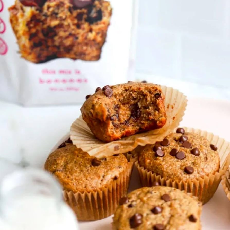 GoNanas Banana Bread Mix Variety Pack - Vegan, Gluten Free - Oat Flour Banana Bread or Banana Muffin Mix - Pack of 3