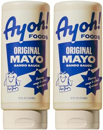Ayoh Foods, Original Mayo - Mayo Gone Wild, Made by Molly Baz, 12 oz Bottles - Pack of 2