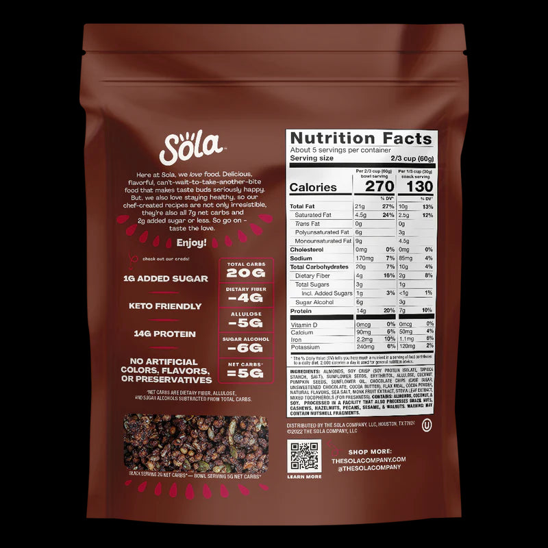 SOLA Granola Best Sellers Variety - includes 3
