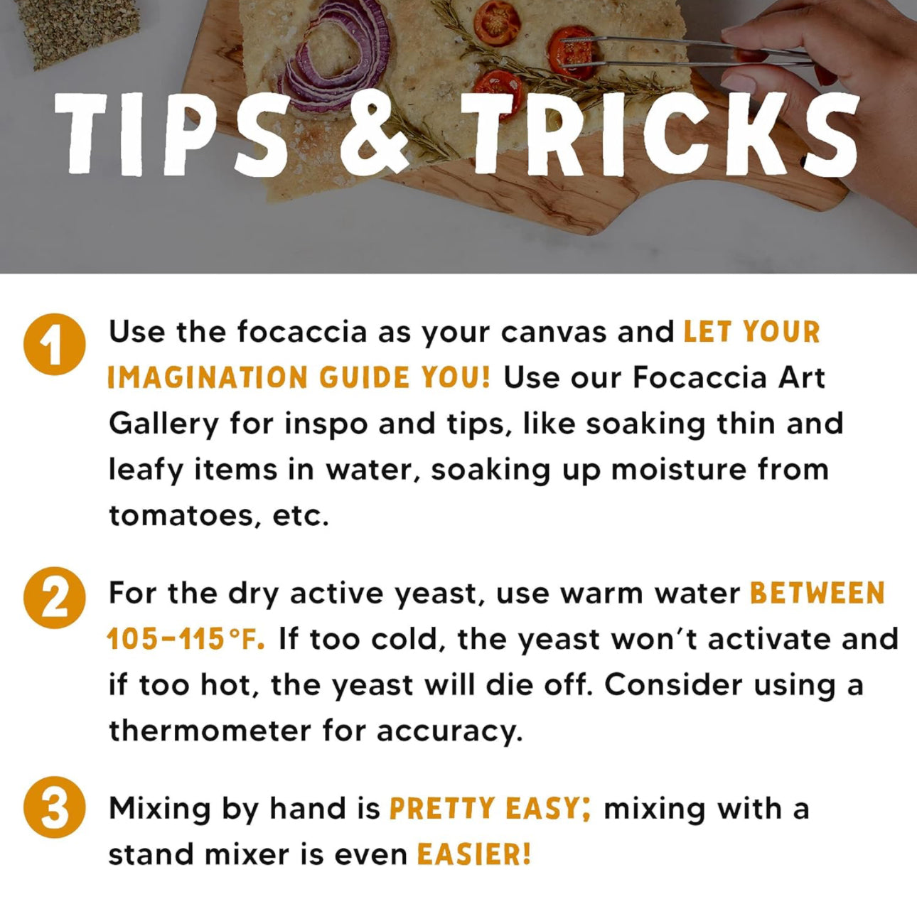 Focaccia Bread Art Kit