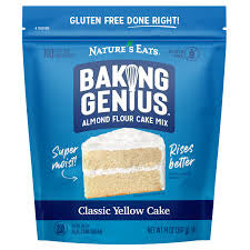 Nature's Eats Baking Genius Classic Yellow Cake Almond Flour Cake Mix - 16 oz