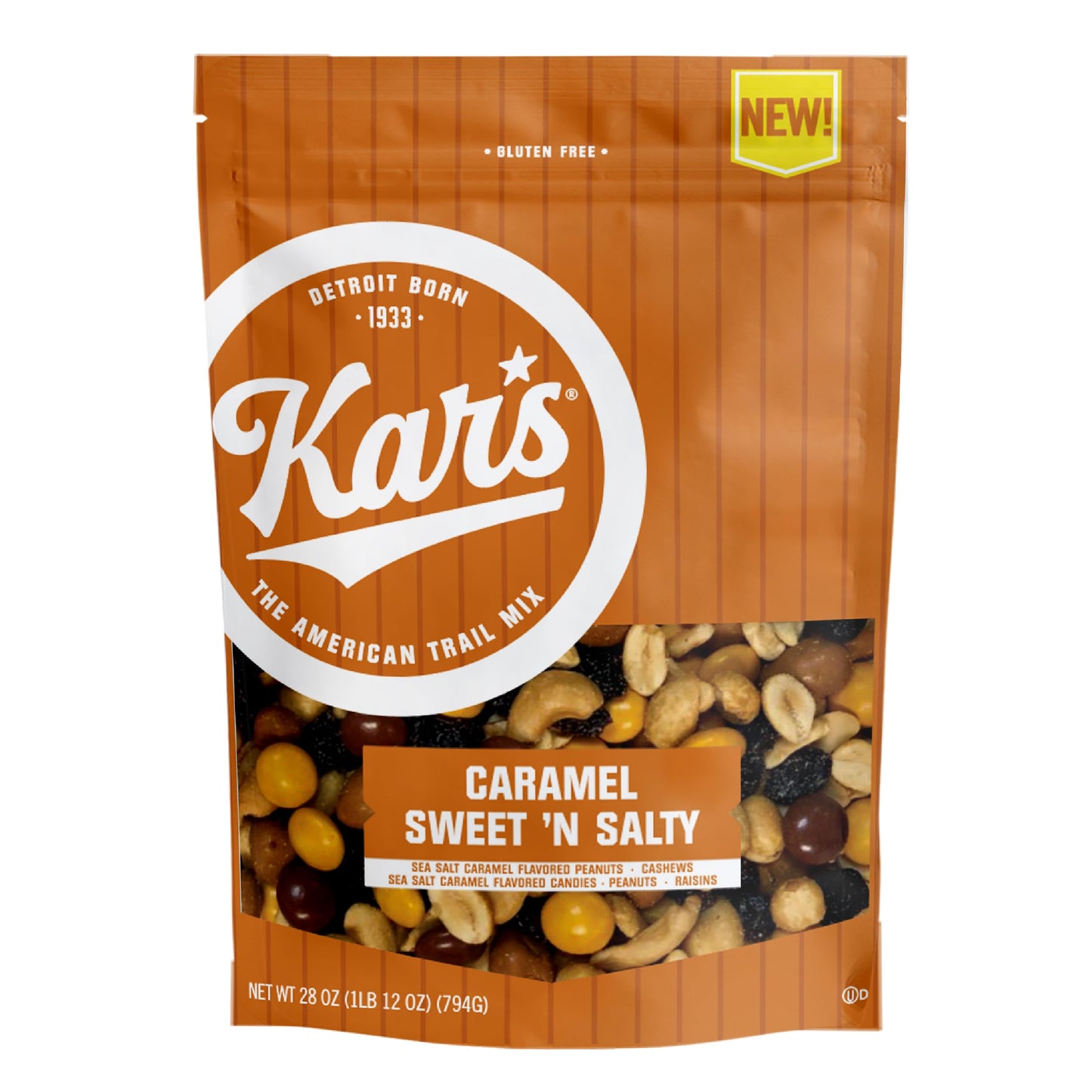 Kar’s Nuts Caramel Sweet ‘N Salty Trail Mix - 1.75 lb - Gluten Free