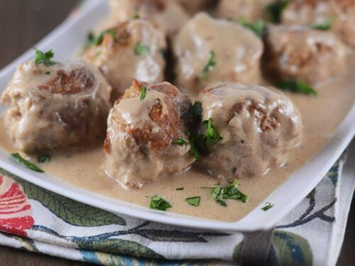 Scotts Homemade Swedish Meatballs - 2 1b Tray