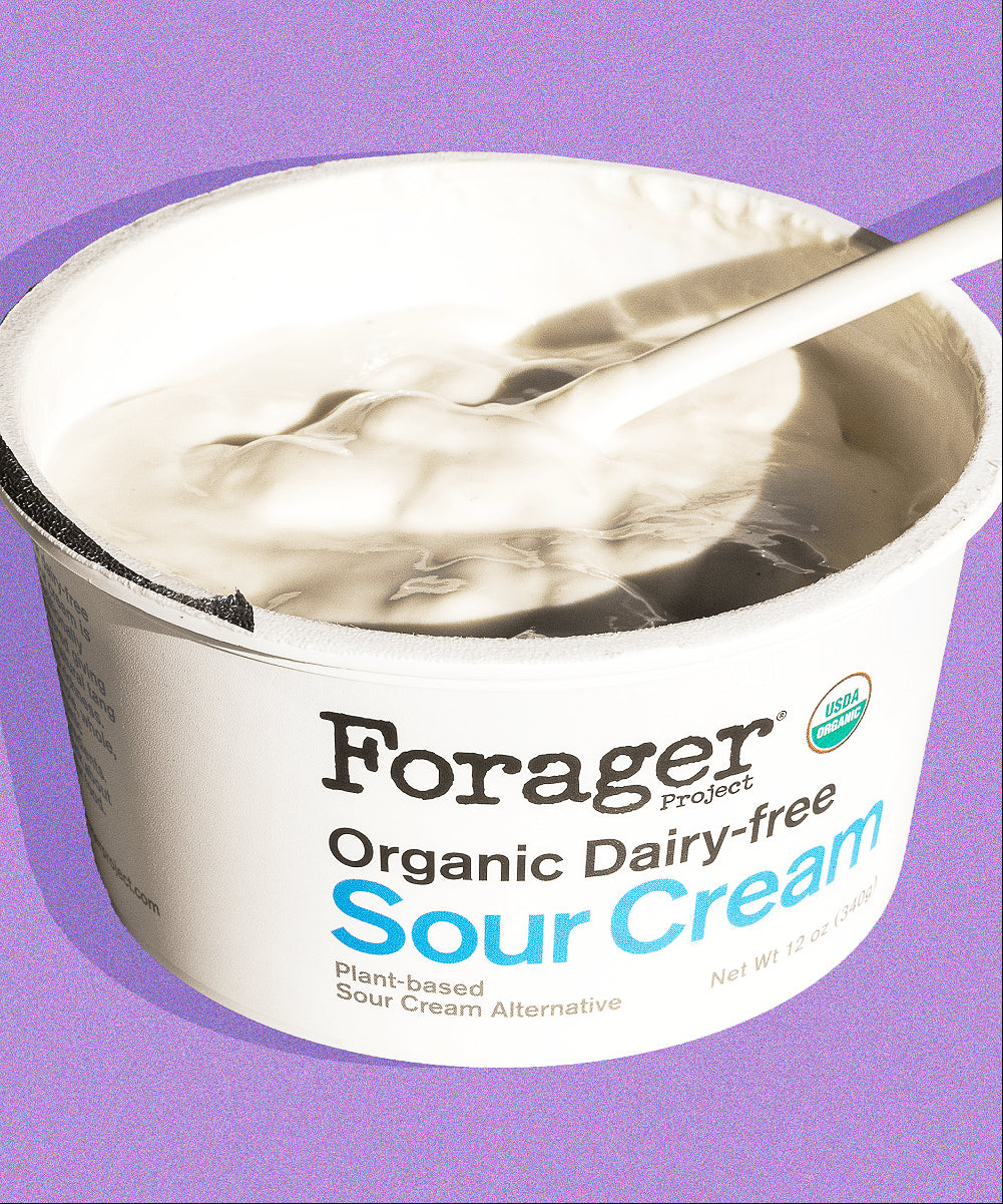 Forager Dairy Free Organic Plant-Based Sour Cream, 12 oz - Pack of 2