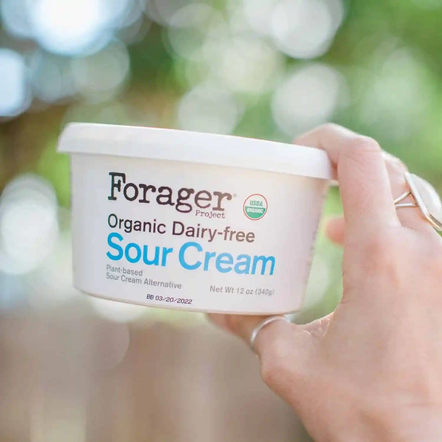 Organic Plant-Based Sour Cream, 12 oz - Pack of 3