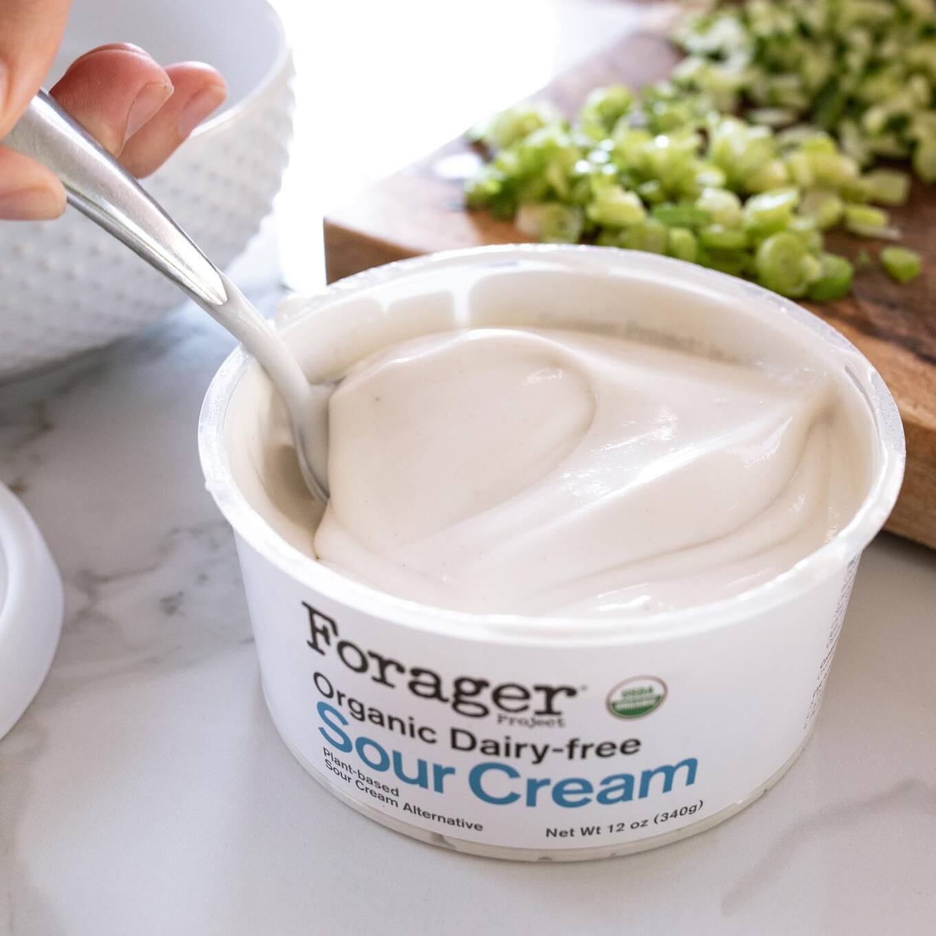 Organic Plant-Based Sour Cream, 12 oz - Pack of 3