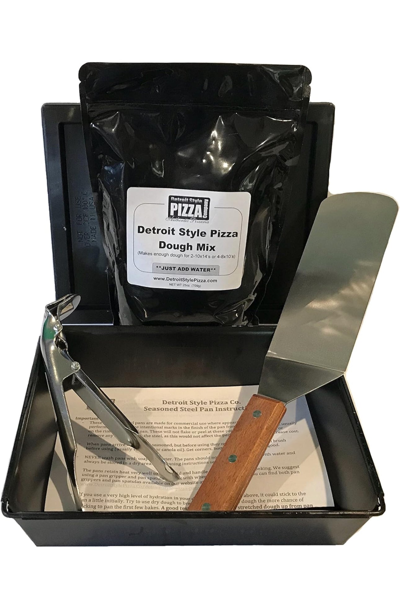 Detroit Style Pizza Home Pizza Making Kit - 5 Piece Gift Set