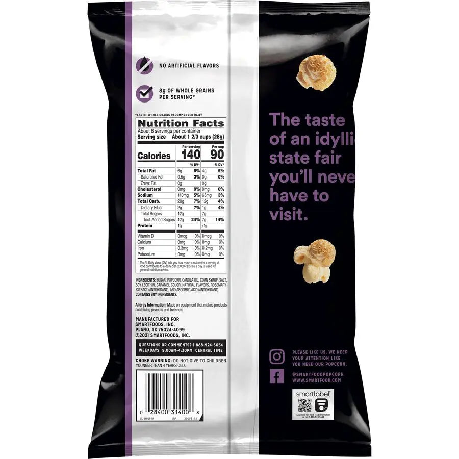 Smartfood Simply Variety Pack Popcorn, 0.5 oz - 40/Case