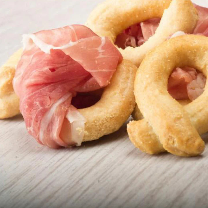 Sanniti Italian Taralli Pugliese Caserecci Tradizionale - Italian Crackers - 8.8 oz - Pack 5
