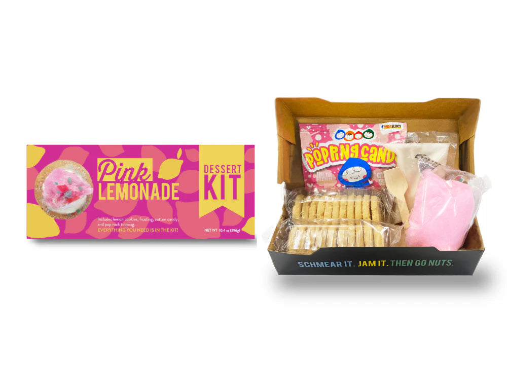 Gourmet Artisan Pink Lemonade Crackers Dessert Snack Kit - 20 Count