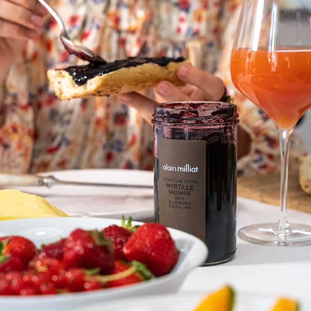 Alain Milliat “The Gourmandise" Jam Gift Box - Three 10.6 oz Jars - Raspberry/Apricot/Blueberry | Imported from France