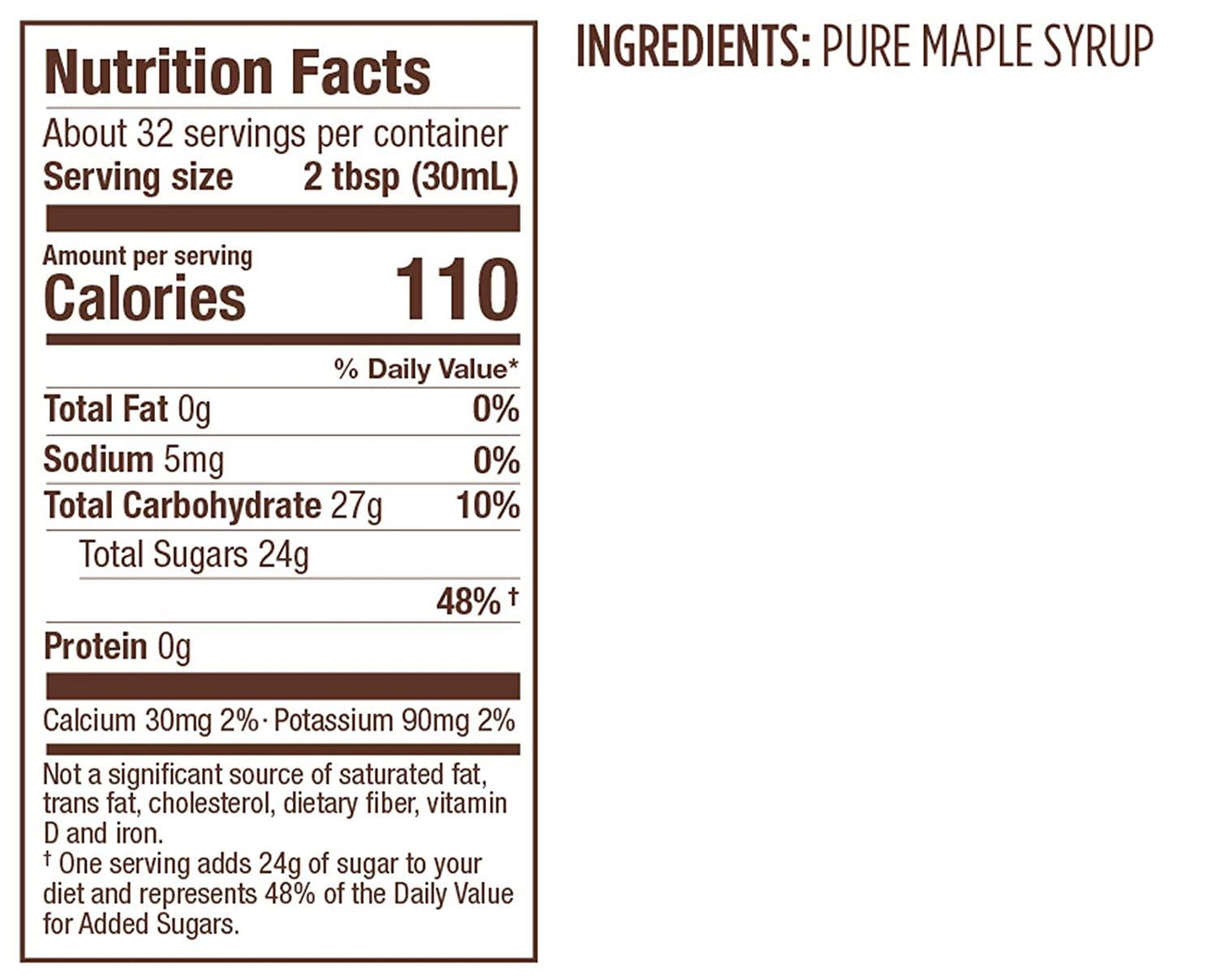 Butternut Mountain Farm Pure Vermont Maple Syrup - Grade A, Dark Color, Robust Taste, 32 oz - Pack of 2