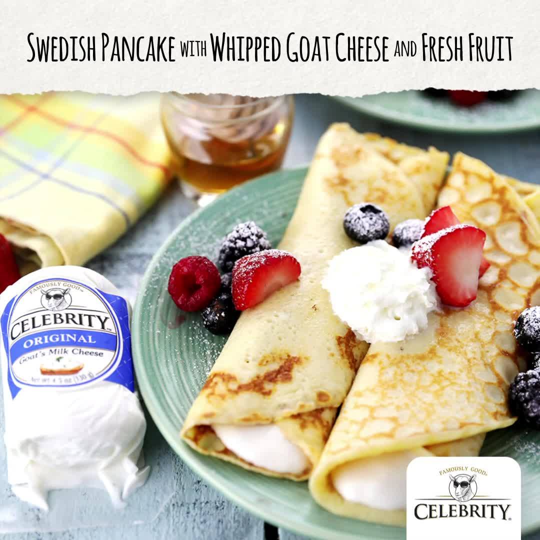 Goat cheese by Celebrity Variety - includes Fig, Cranberry Cinnamon, Honey, Blueberry Cinnamon, Original, and Garlic Herb Goat Cheese - 4 oz - Pack of 6