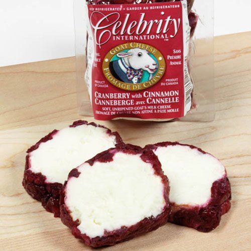 Goat cheese by Celebrity Variety - includes Fig, Cranberry Cinnamon, Honey, Blueberry Cinnamon, Original, and Garlic Herb Goat Cheese - 4 oz - Pack of 6
