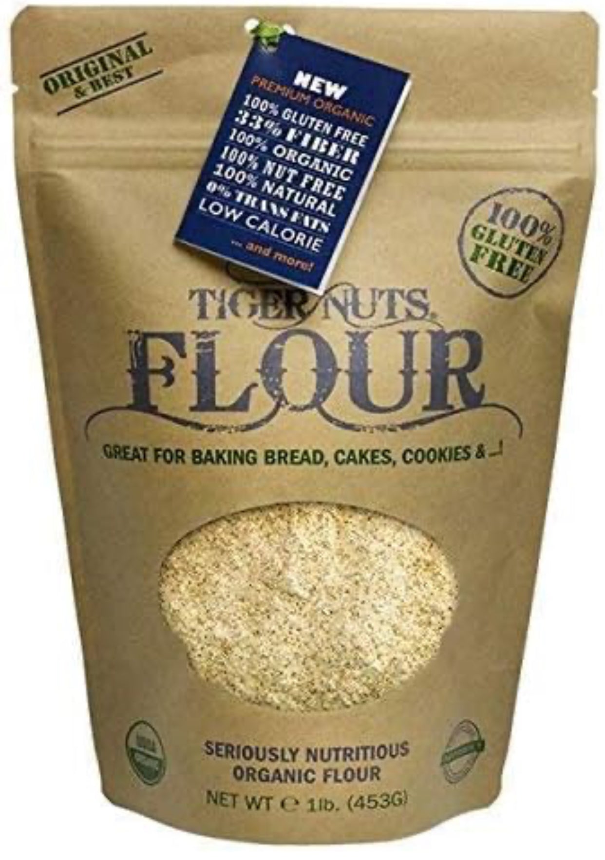 Organic Tigernut Flour - 1 lb