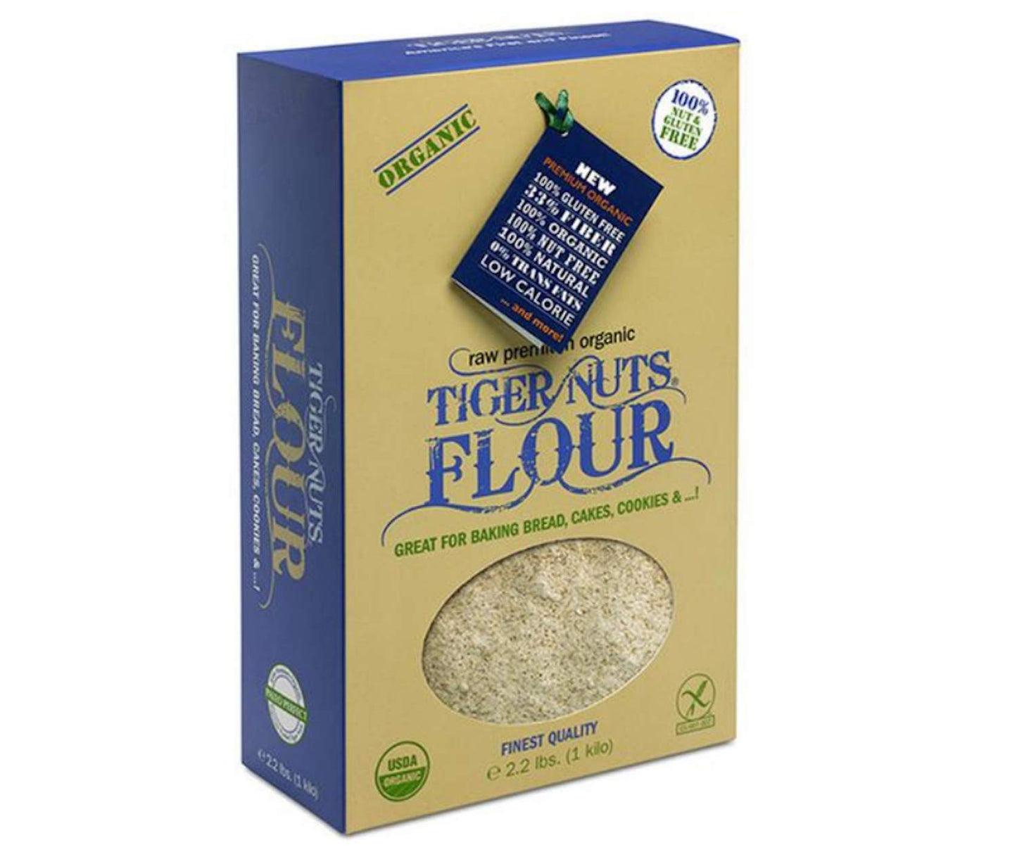 Organic Tigernut Flour - 2.2 lb