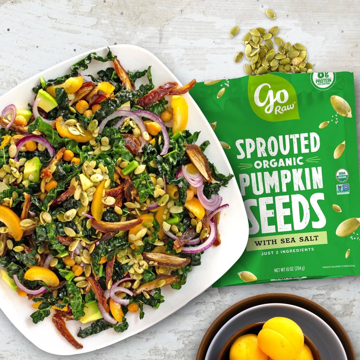 Go Raw Organic Sprouted Pumpkin Seeds -1 oz, Pack of 12