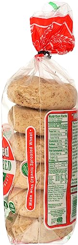Alvarado Street Bakery Organic Sprouted Wheat Sesame Bagels -20 oz -each - 6/Case