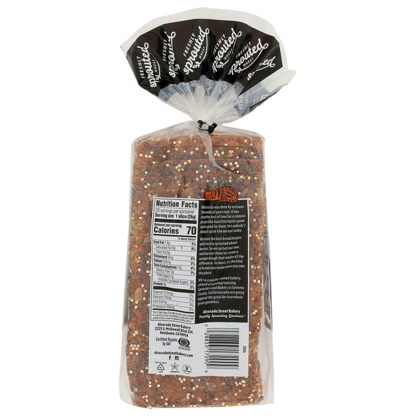 Alvarado Street Bakery Alvarado St. Bakery Thin Sliced Sprouted Wheat Everything Bread - Pack of 6