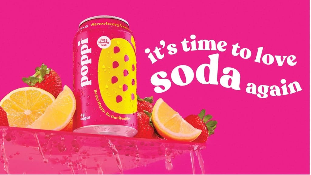 POPPI Sparkling Prebiotic Soda, Beverages w/Apple Cider Vinegar, Seltzer Water & Fruit Juice, Fun Favorites -12 Pack