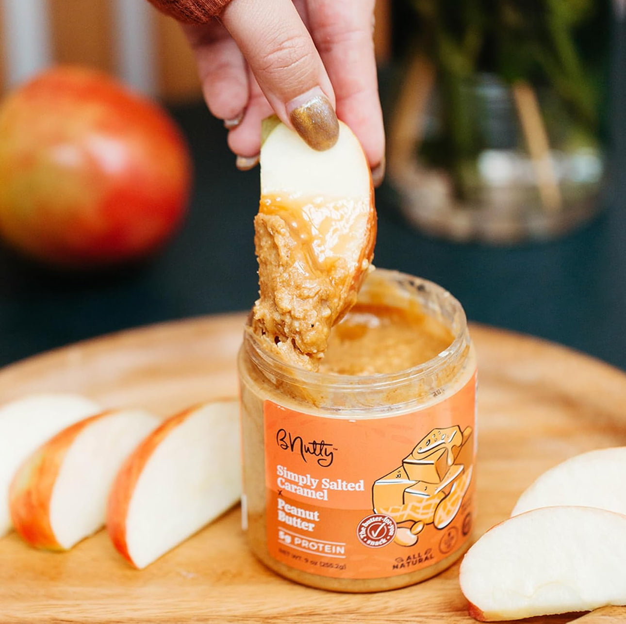 bNutty Best Sellers Peanut Butter - Assorted Flavors - Gluten Free, High Protein - Natural Peanut Butter - 4 Pack