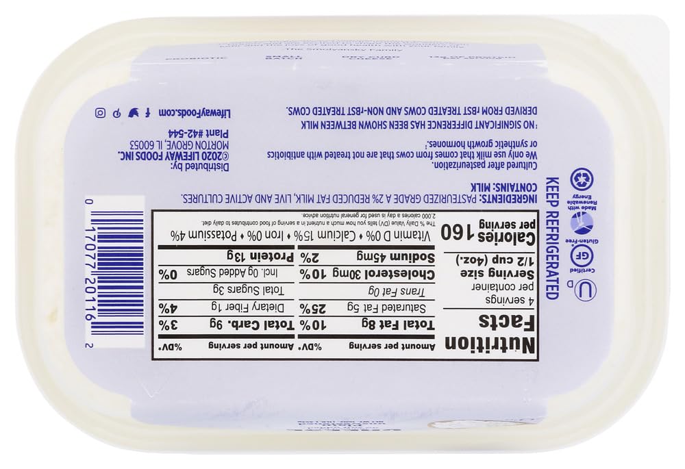 Farmer Cheese - Pack of 2 -16 oz each - Gluten Free - A low fat alternative to cream cheese.