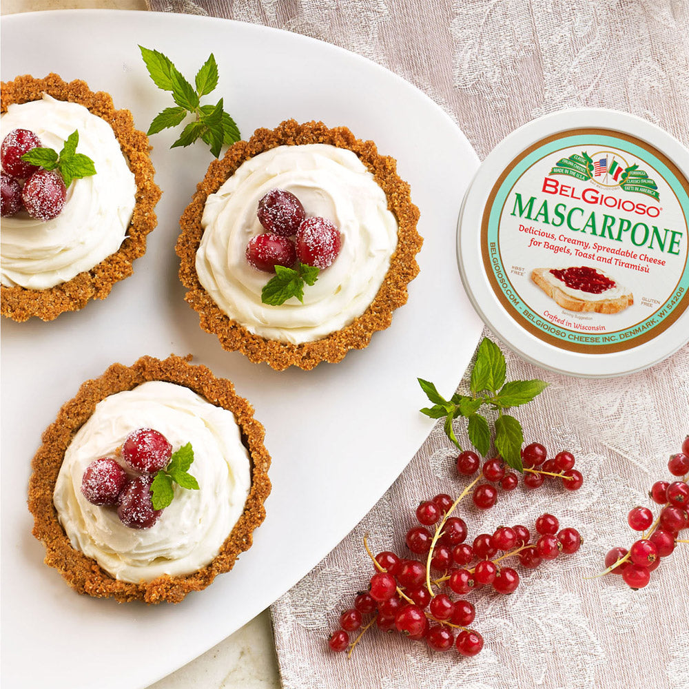 Belgioioso Fresh Mascarpone Cheese Cup - 8 oz - Pack of 12