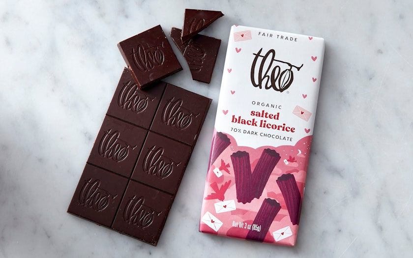 Theo Chocolate Organic Milk + Dark Chocolate Bars Classic Sampler Variety, Gluten Free, Non-Gmo - Pack of 10