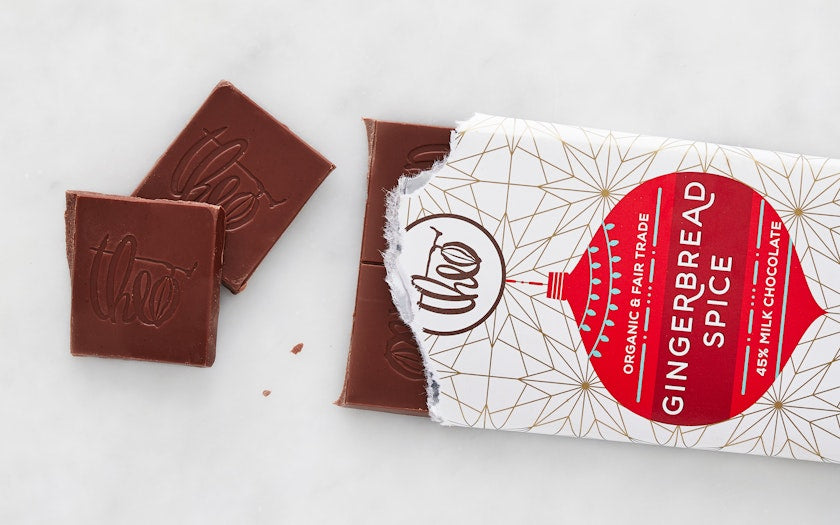 Theo Chocolate Organic Milk + Dark Chocolate Bars Classic Sampler Variety, Gluten Free, Non-Gmo - Pack of 10