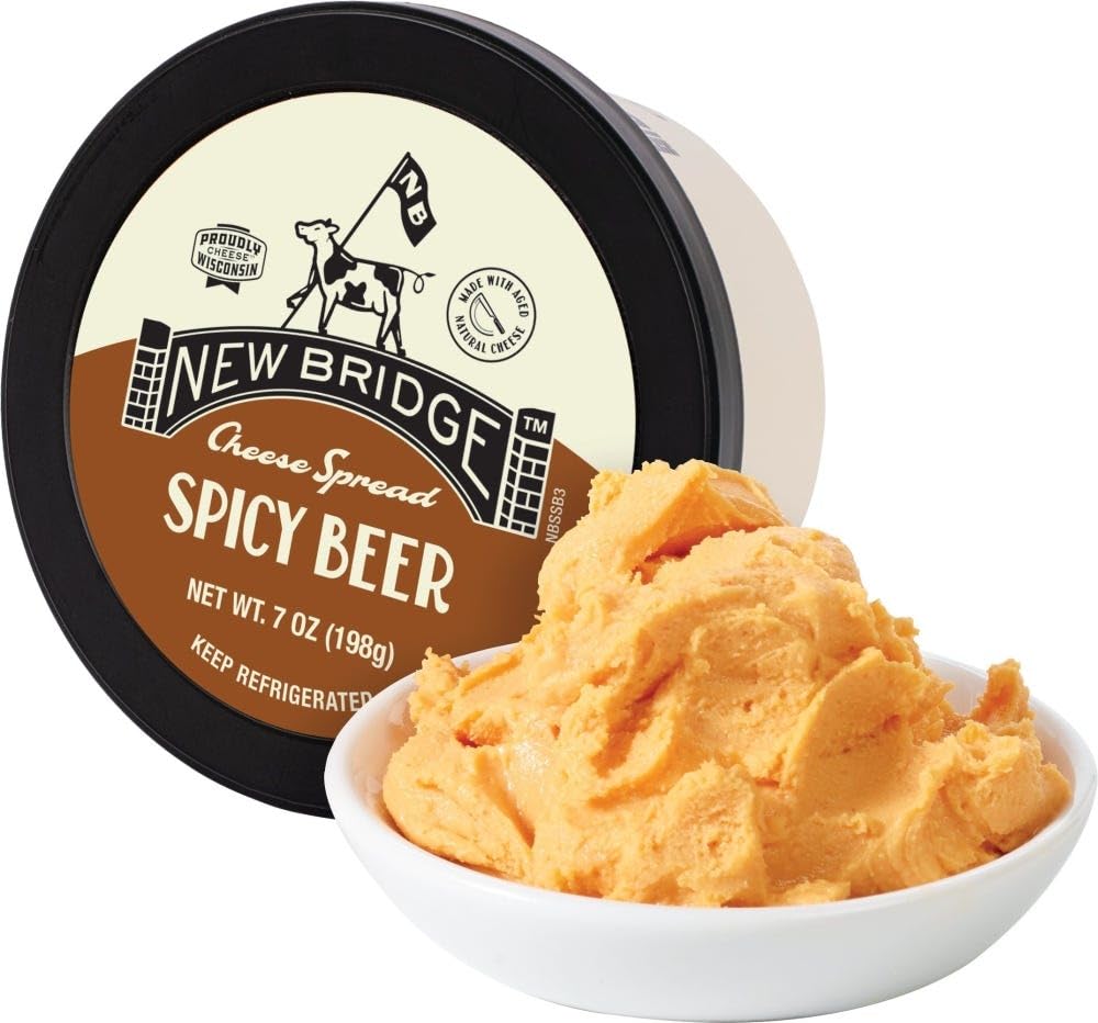New Bridge Spicy Beer Cheese Spread - 7 oz - Pack of 12