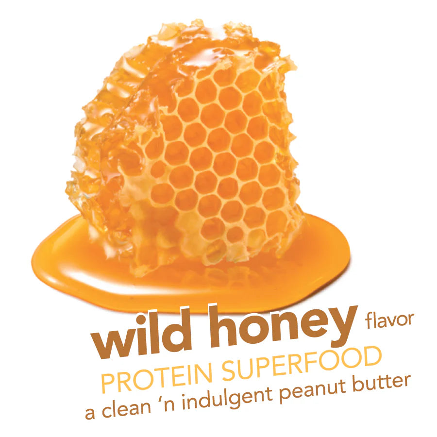 Nuts ‘N More Wild Honey Peanut Butter Spread, Added Protein All Natural Snack, Low Carb, Low Sugar, Non-GMO, High Protein Flavored Nut Butter, 15 oz Jar - Pack of 2