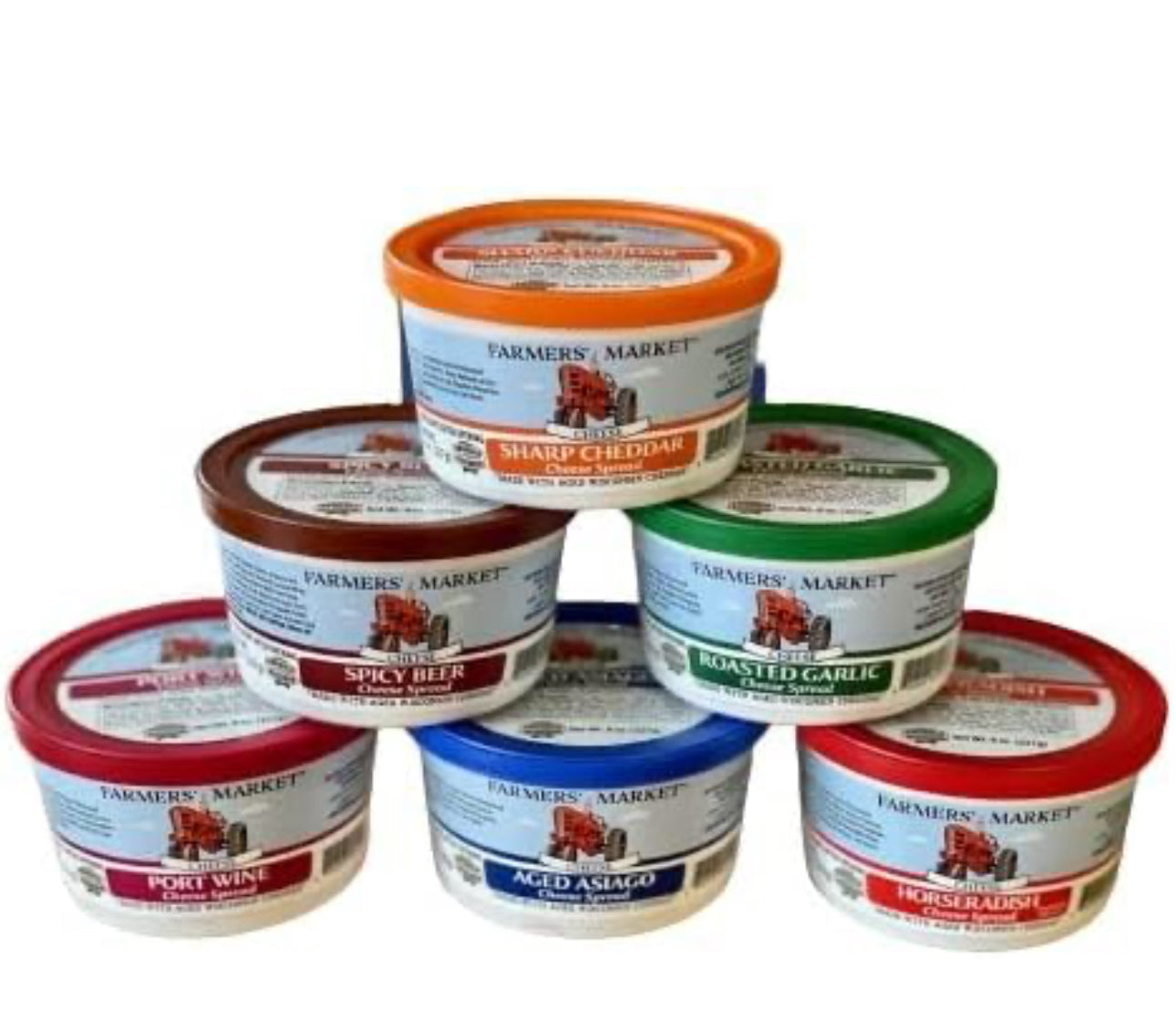 Farmers Market Aged Asiago Cheese Spread - 8 oz - Pack of 2