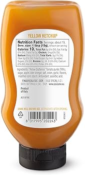 Così Com'è Italian Yellow Tomatoes Ketchup, made with 100% Italian Tomatoes, 9.88 oz, No preservatives, No Artificial Flavors, Non-GMO - Pack of 3