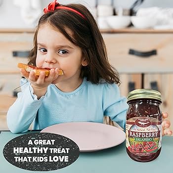 Gourmet Raspberry Jalapeno Jam - Small Batch - FAT FREE, GLUTEN FREE & ALL NATURAL