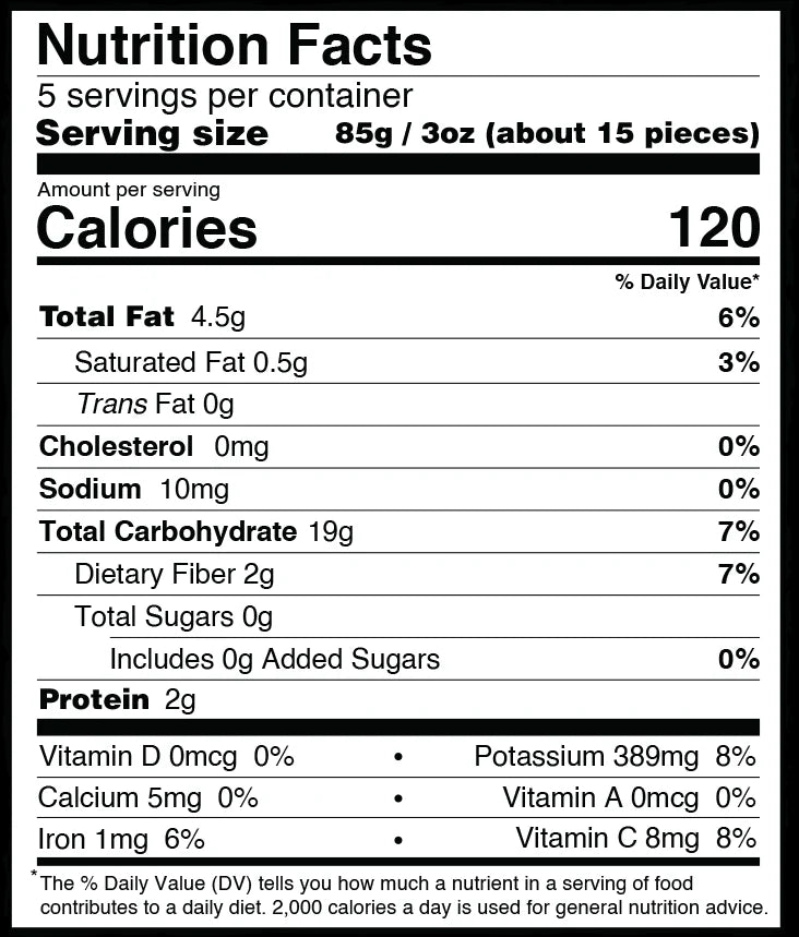 Organic Classic Cut Fries - Seed Oil Free, Gluten Free, Vegan - Pack of 2