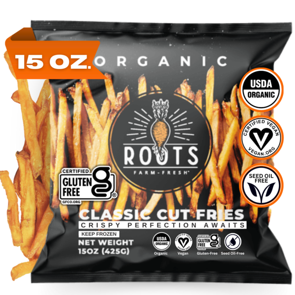 Organic Classic Cut Fries - Seed Oil Free, Gluten Free, Vegan - Pack of 2