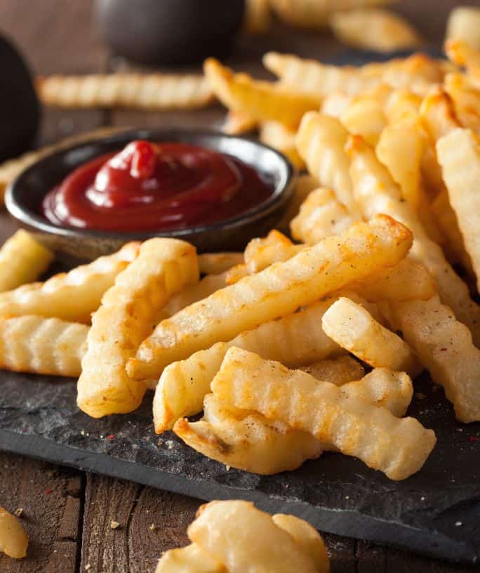 Organic Crinkle Cut Fries - Seed Oil Free, Gluten Free, Vegan - Pack of 2