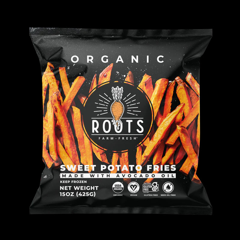 Organic Sweet Potato Fries - Seed Oil Free, Gluten Free, Vegan - Pack of 2