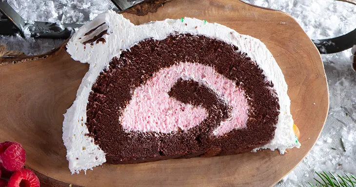 Bûche de Noël Cake - 3 lb, Serves 10
