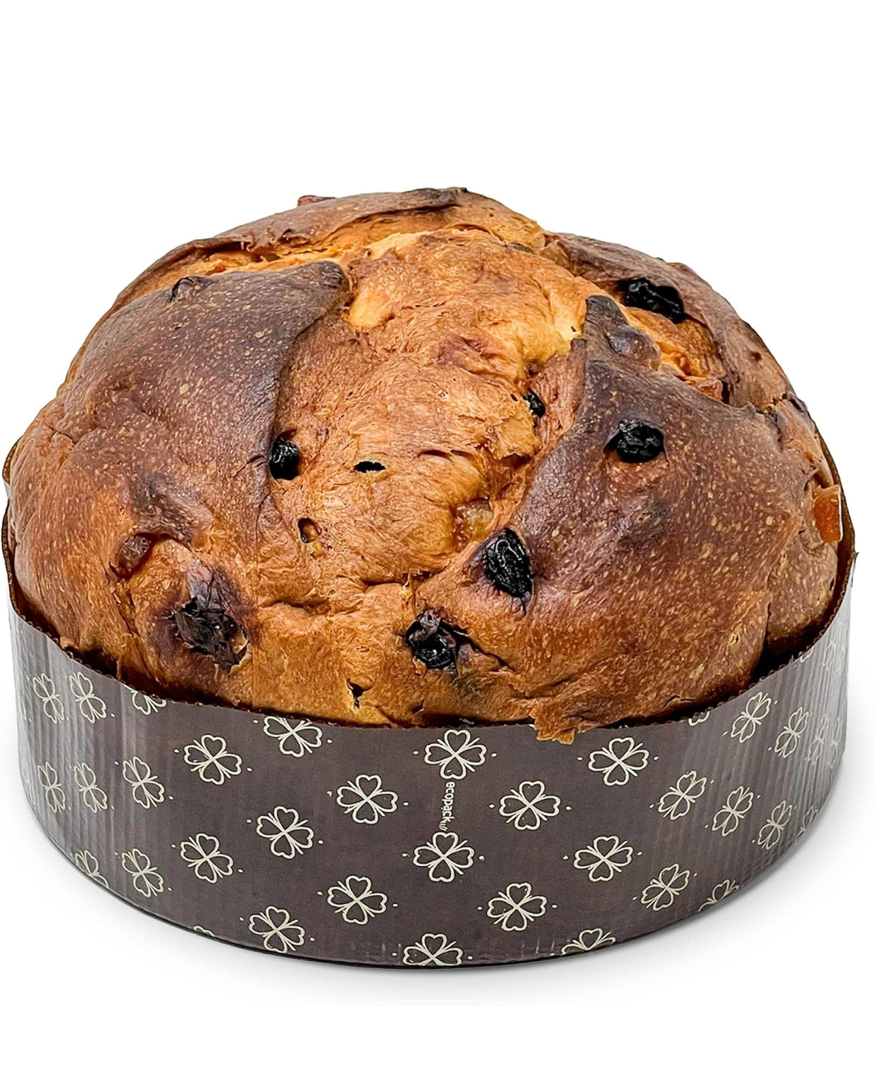 Organic Italian Panettone, Authentic Artisan-Made, Traditional Cake with Raisins and Candied Orange Peel - 1.65 lb