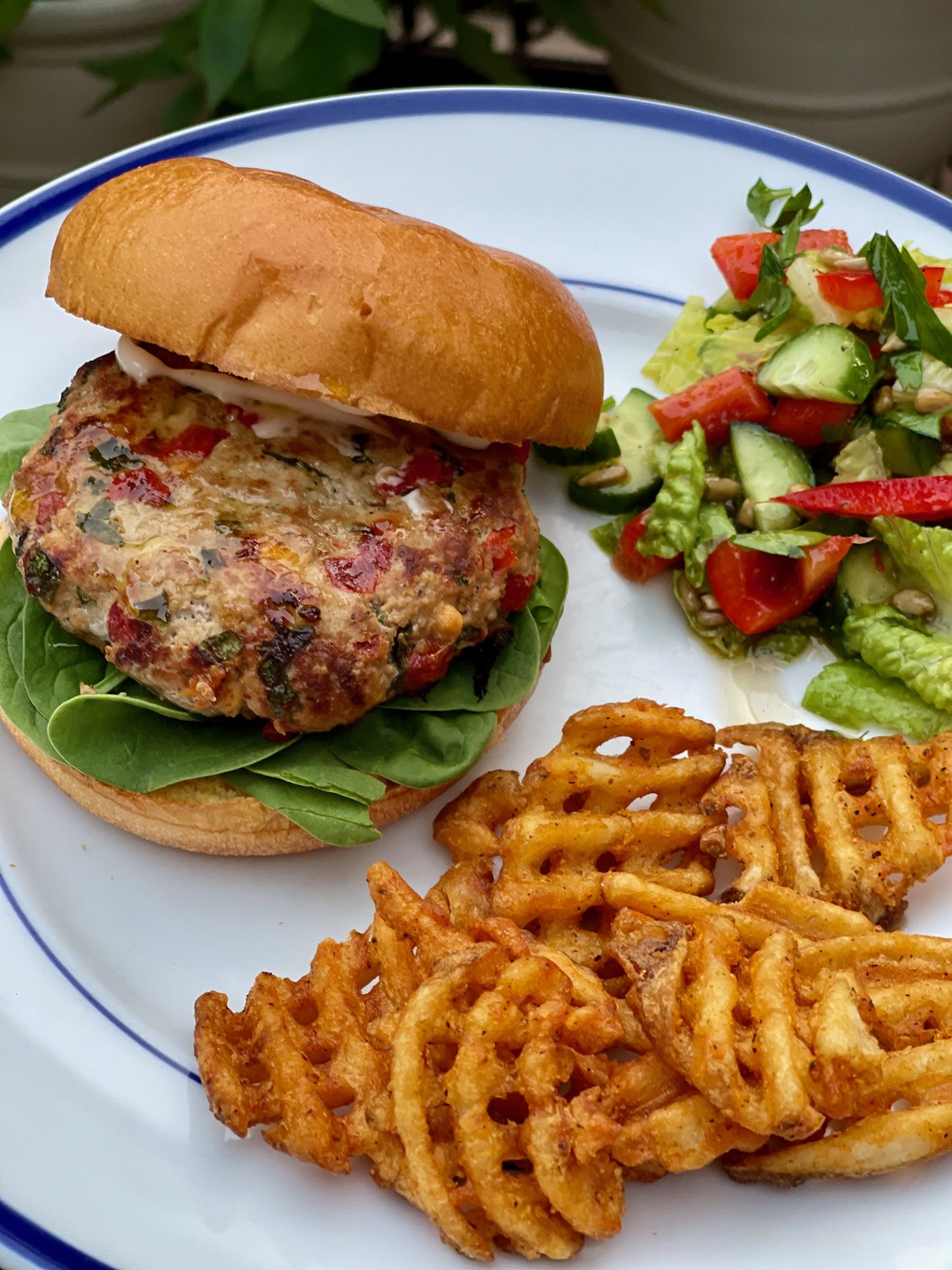 Spinach & Feta Turkey Burgers, 8 oz - includes 6