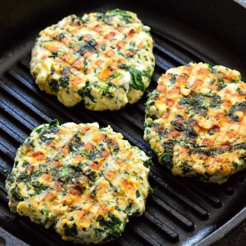 Spinach & Feta Turkey Burgers, 8 oz - includes 6